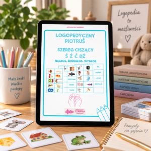 Logopedyczny Piotruś - szereg ciszący